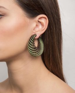 A new shade for our best seller Memento earrings with tones from green to brown and orange.

#maison203 #contemporaryjewelry #3dprintedjewelry #lightweightjewelry #gioiellocontemporaneo #boldjewelry #bijouxcontemporains #digitaljewelry #lightweightearrings