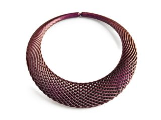 New in our catalogue is this Mermaid colour that drifts from metallic burgundy to orange and magenta.

➡️ SWIPE to see all the colours available

#maison203 #contemporaryjewelry #3dprintedjewelry #lightweightjewelry #gioiellocontemporaneo #boldjewelry #bijouxcontemporains #digitaljewelry #mementocollection #3dprintednecklace #lightweightnecklace