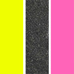 Fluo Yellow / Gunmetal Glitter / Pink