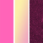 Pink / California / Magenta Glitter